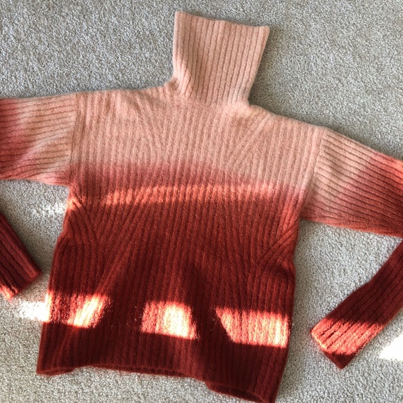HM studio premium mohair orange sweater - Picture 2 of 5